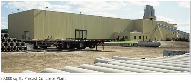 30,000 sq. ft. Precast Concrete Plant